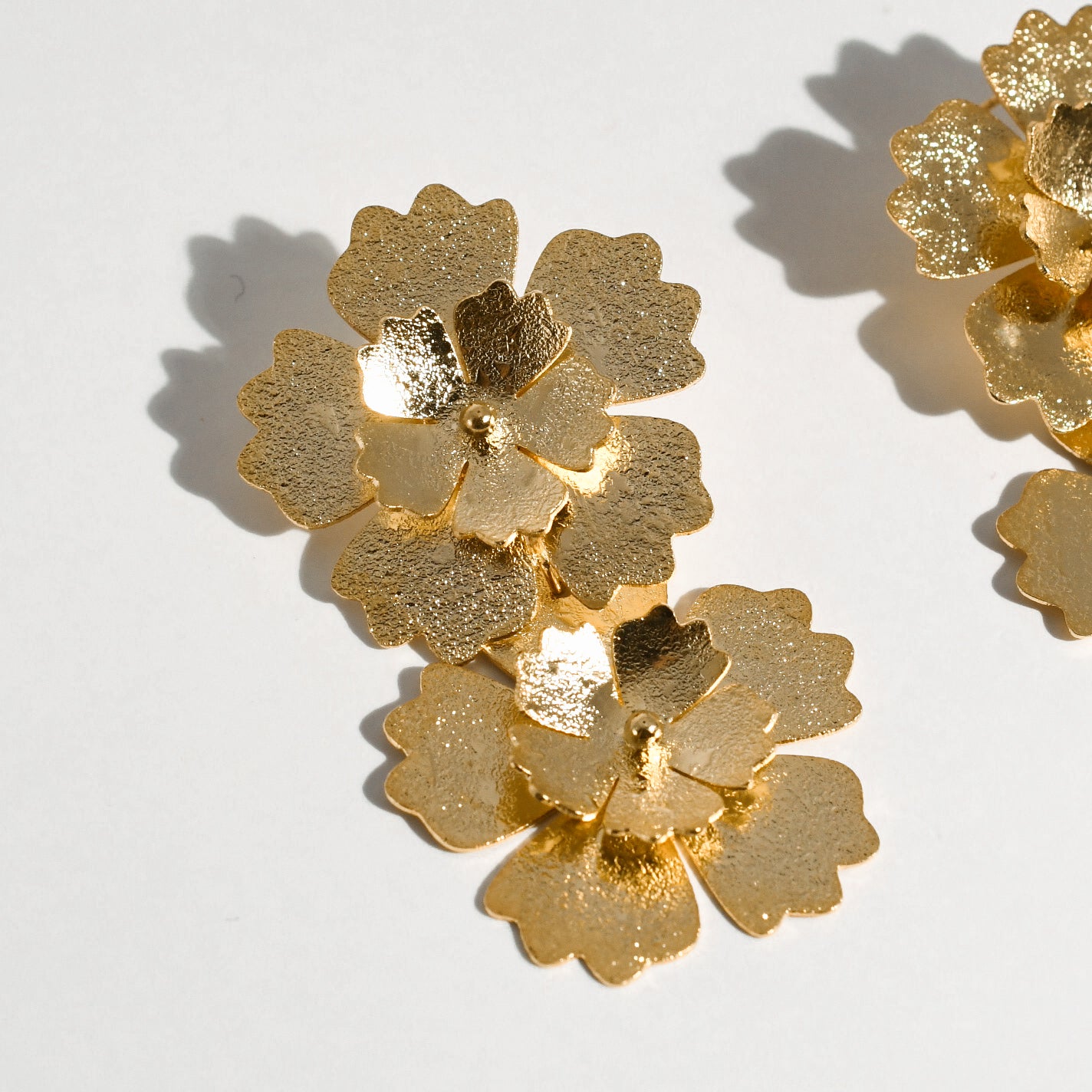 Double Flower Earrings