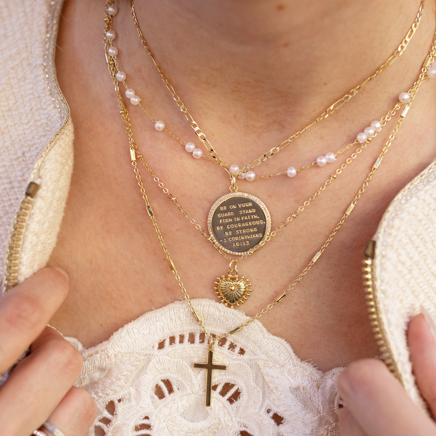 Faithful Love Gold Necklace