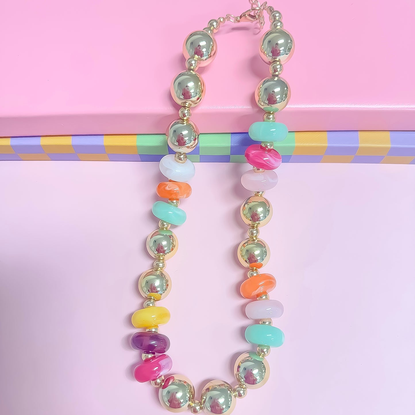 Gem Pop Gold Necklace