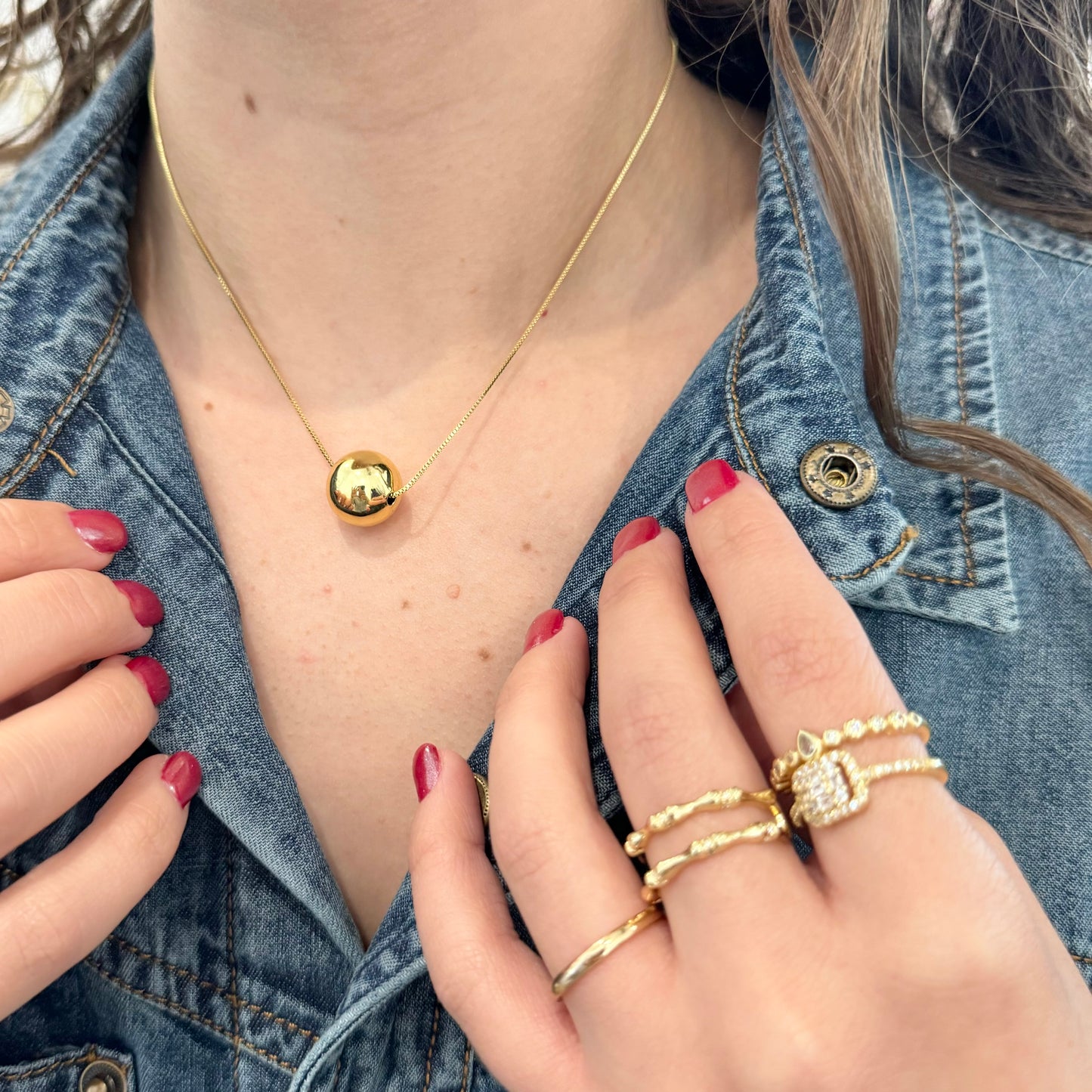 The Fireball Necklace N23