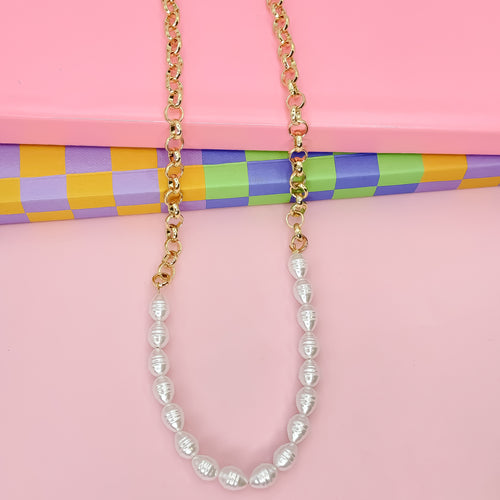 Pearl Pop Gold Necklace