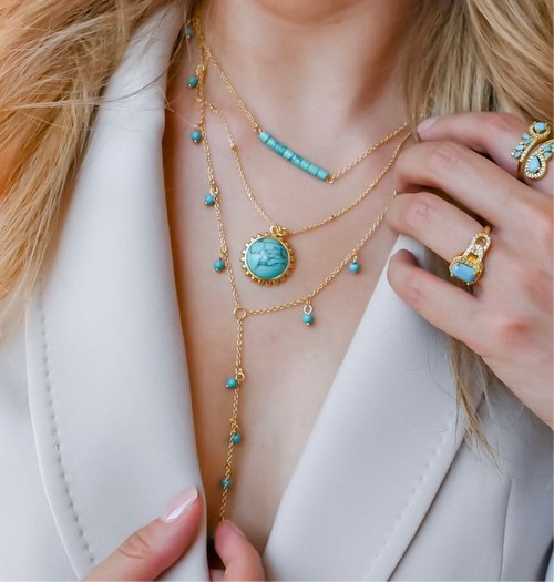 Turquoise Harmony Layered Necklace