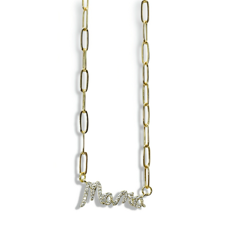Mama Necklace Gold F29