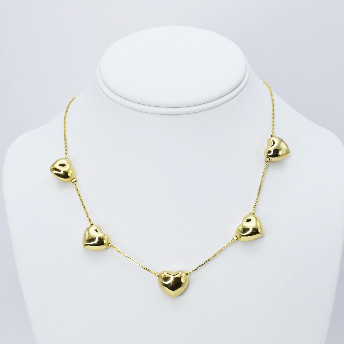 5 Hearts Necklace