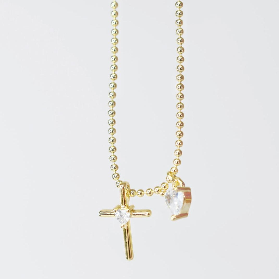 Cross with good christ Necklace