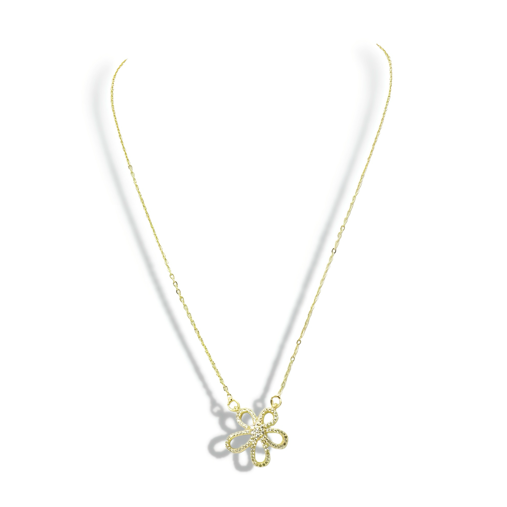 Flower Power Gold Necklace