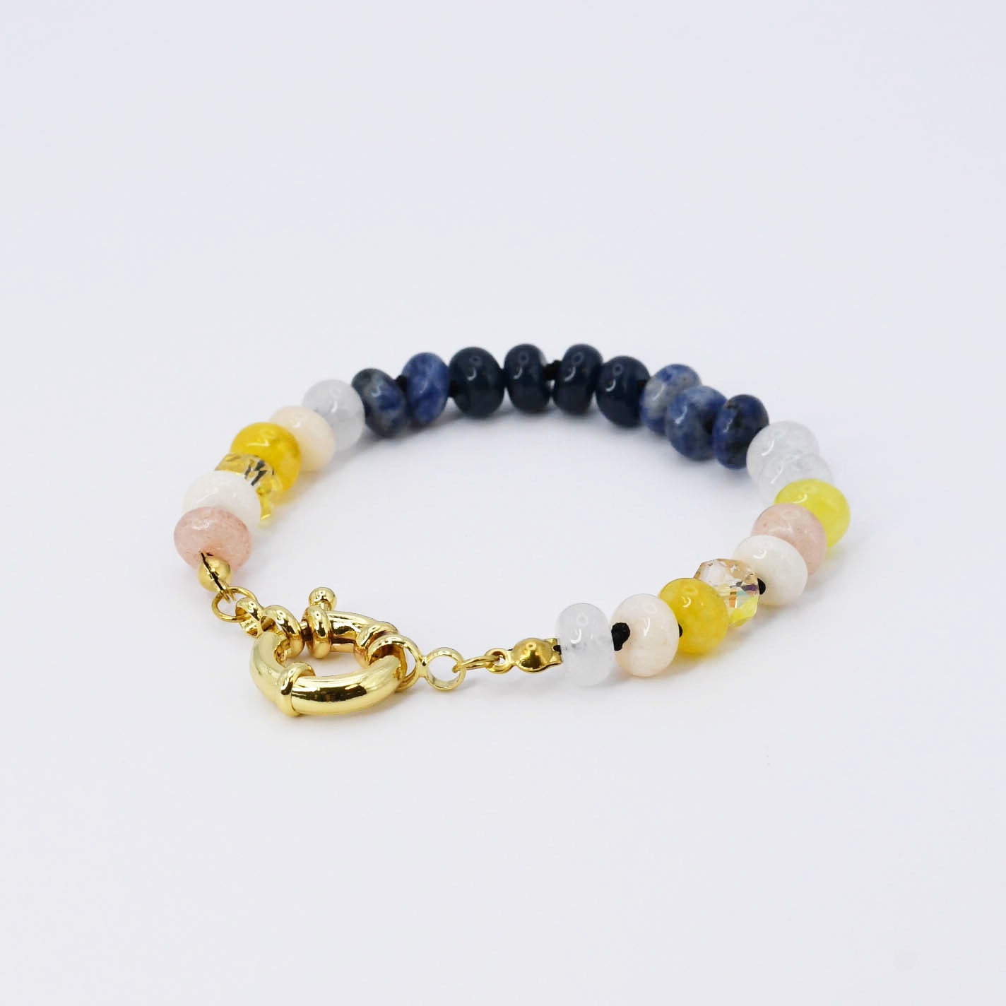 Brooke Bracelet Navy and Gold