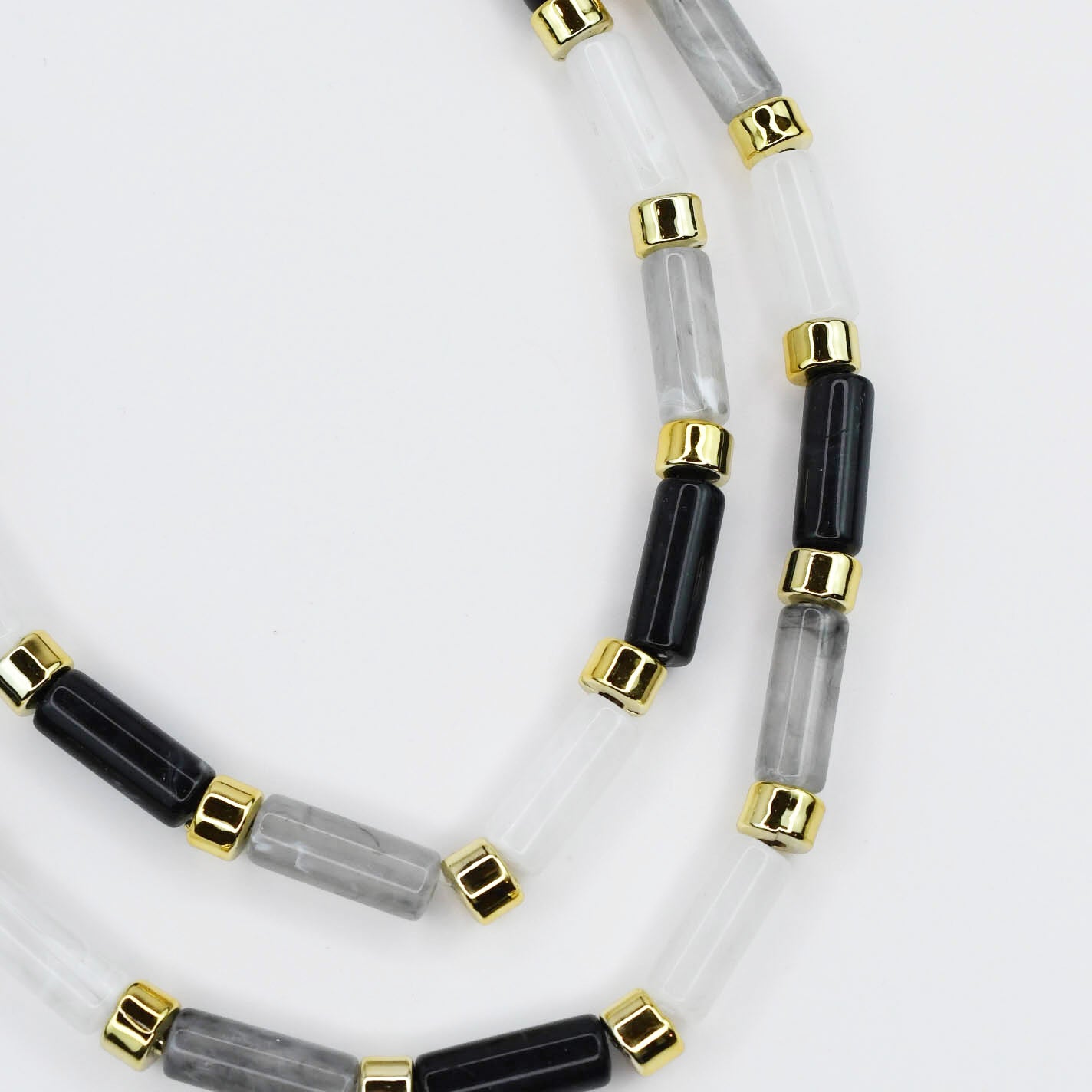 Charcoal Candy Bar Chic Necklace