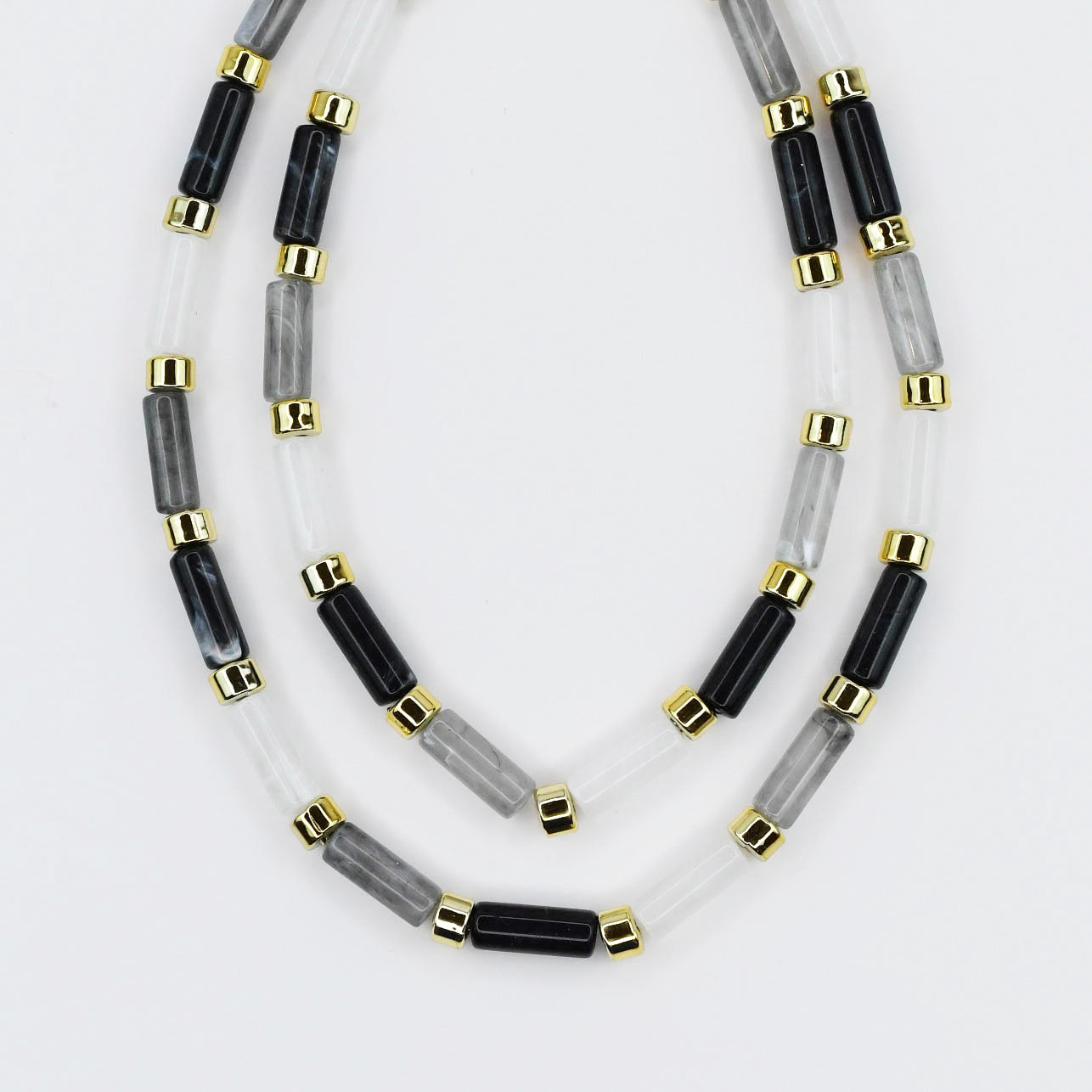 Charcoal Candy Bar Chic Necklace