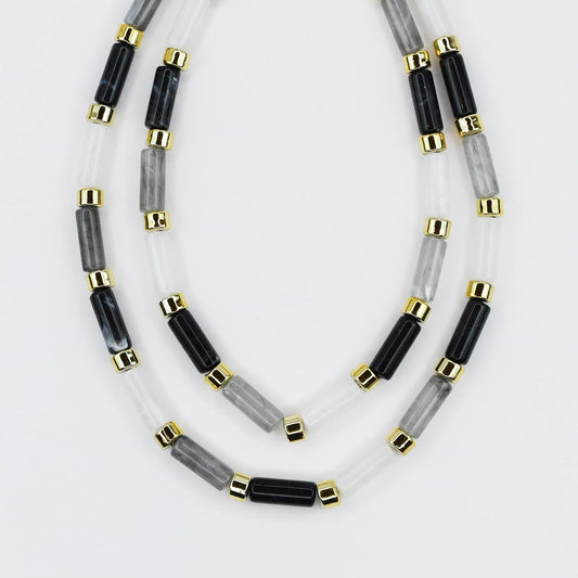 Charcoal Candy Bar Chic Necklace