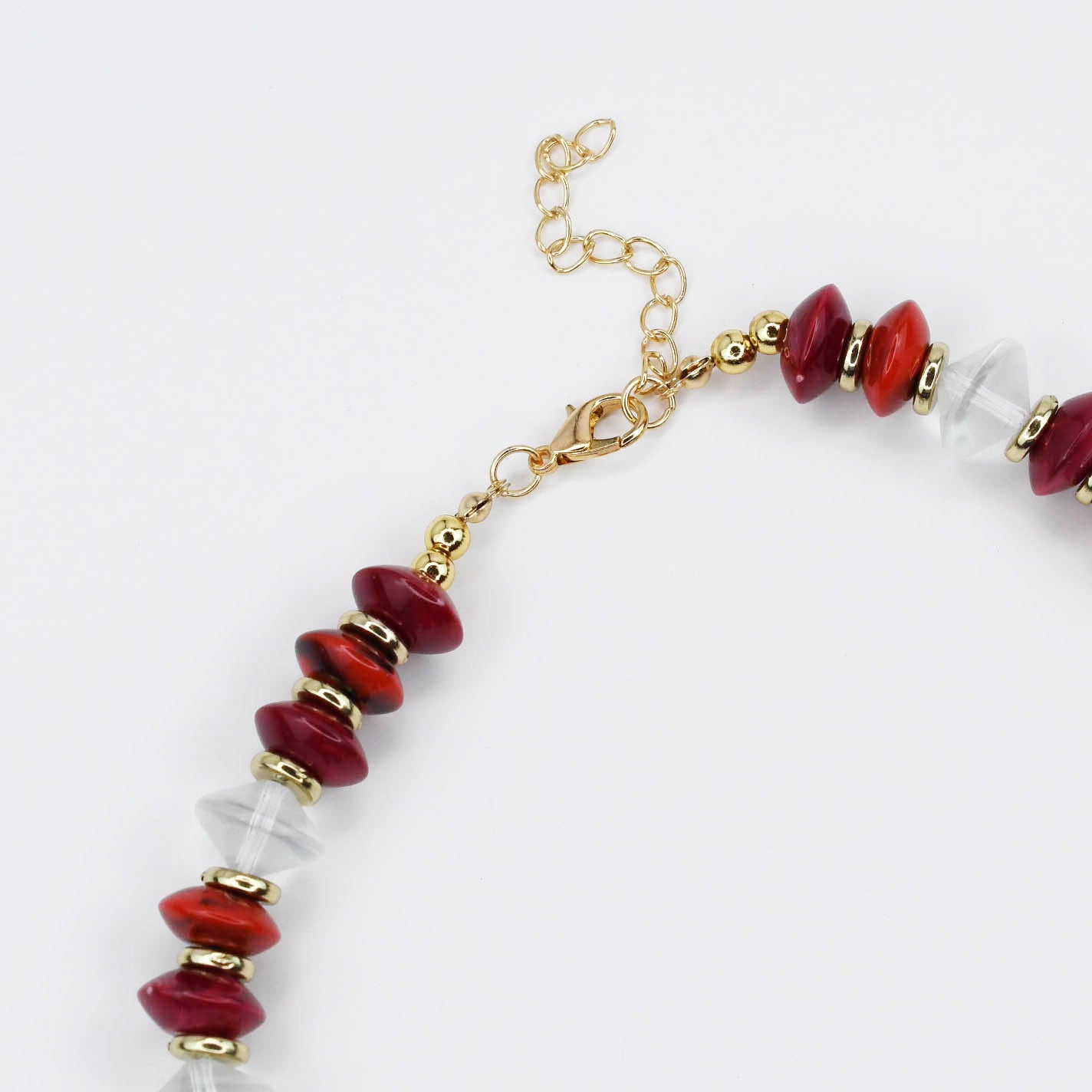 Cherry Pop Beaded Necklace
