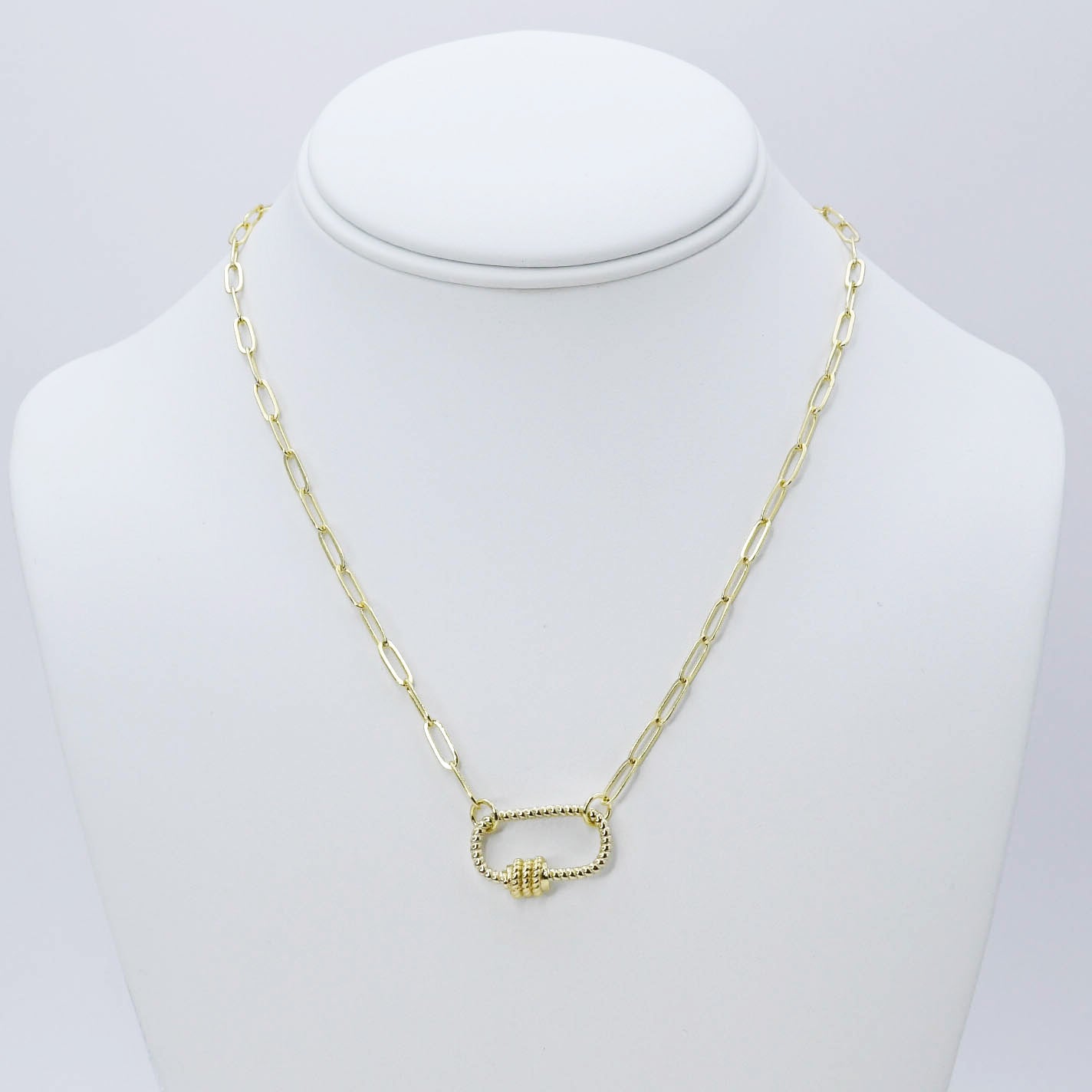 Clip Charm Gold Necklace