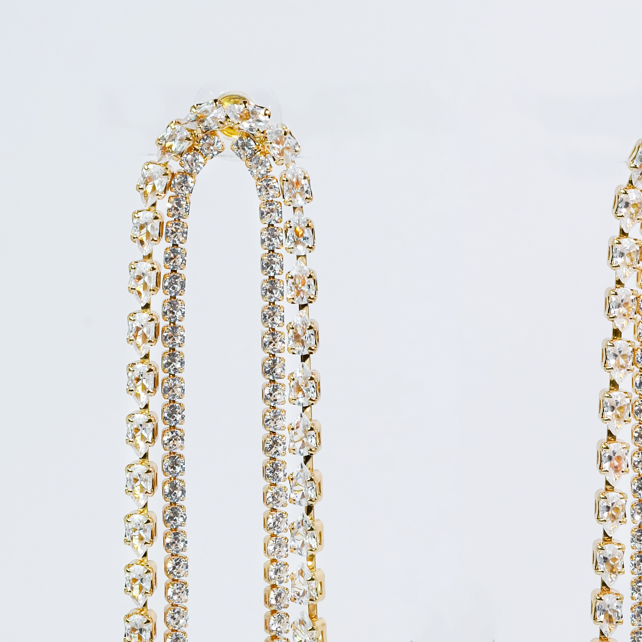 Crystal Cascade Earrings
