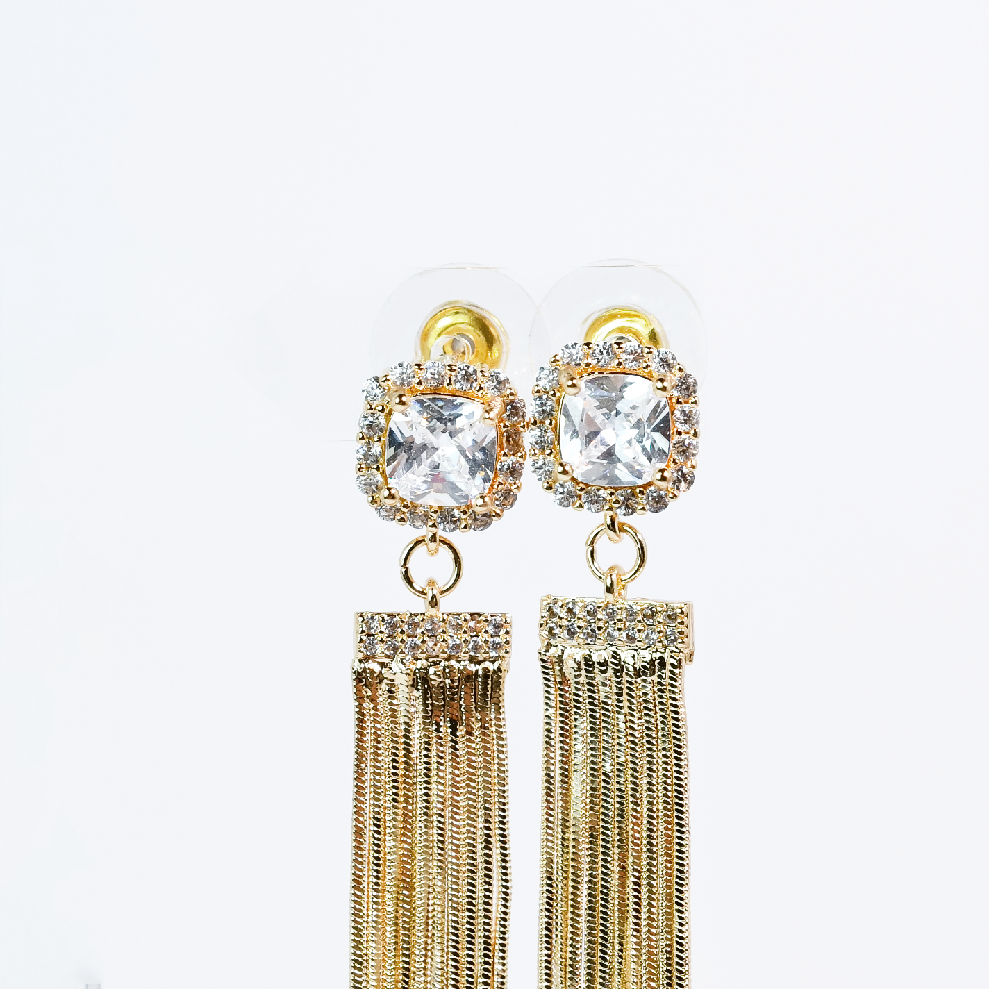 Crystal Fringe Earrings