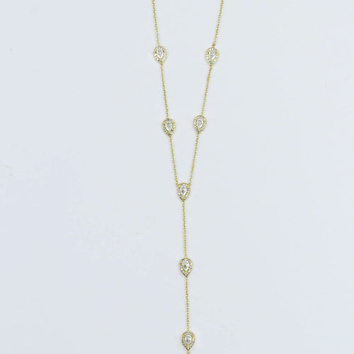 Crystal Y-Glow Necklace