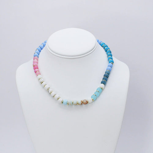 Cute Girl Gemstone Necklace