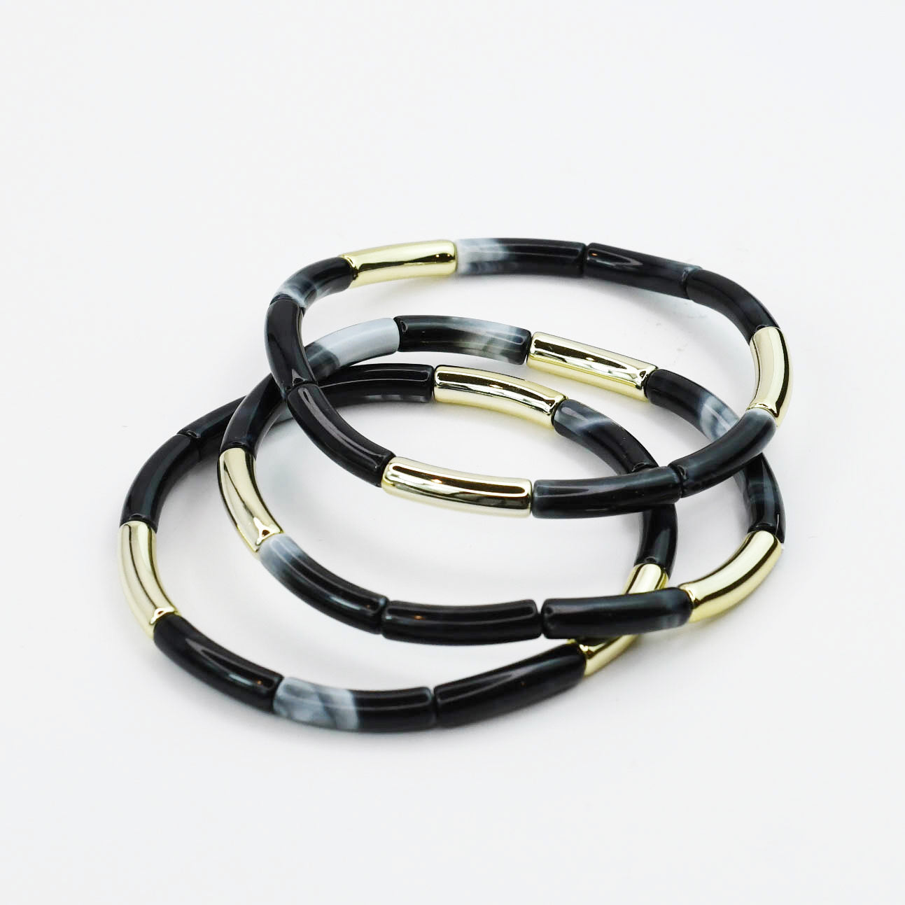 Dainty Glam Stretch Bracelet Set