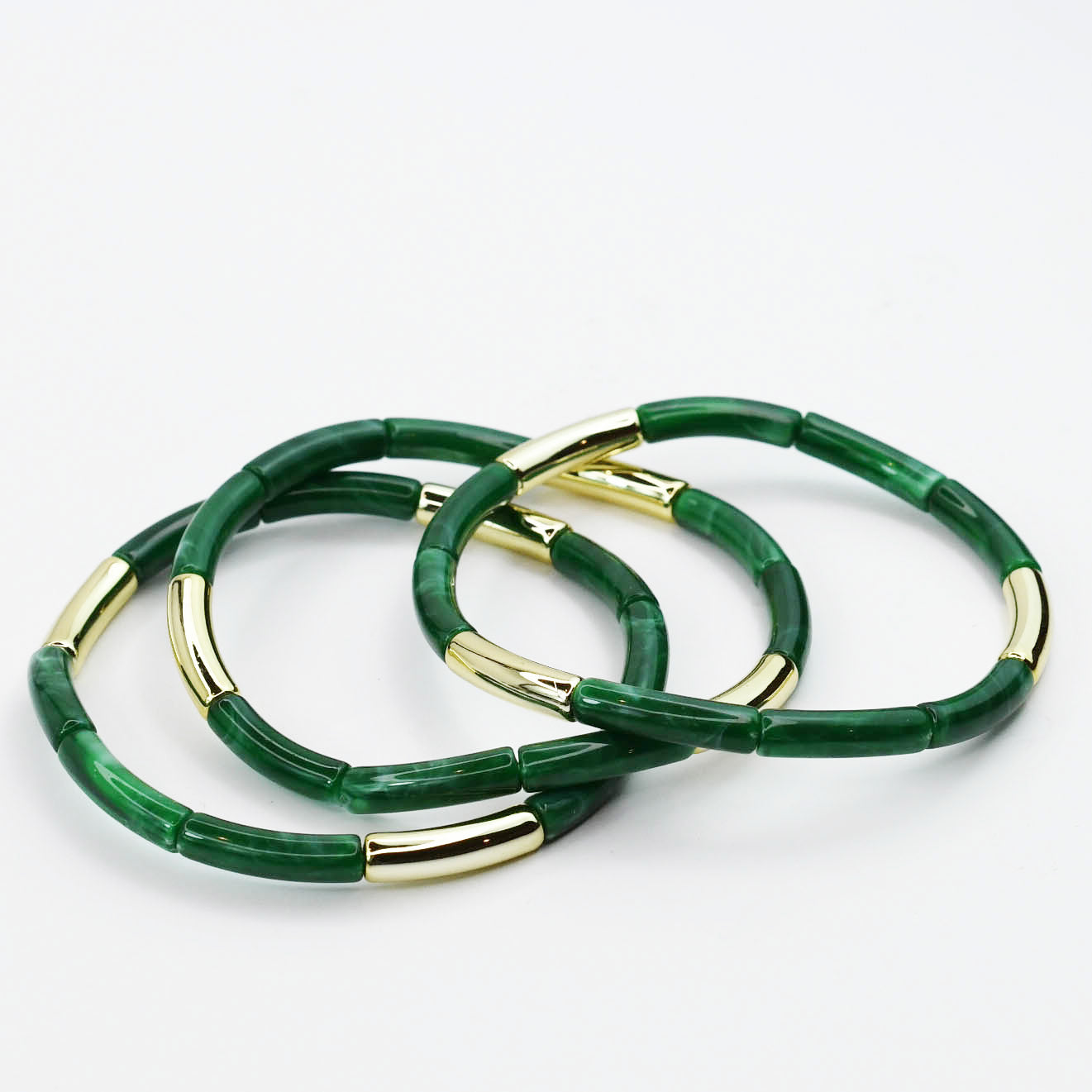 Dainty Glam Stretch Bracelet Set