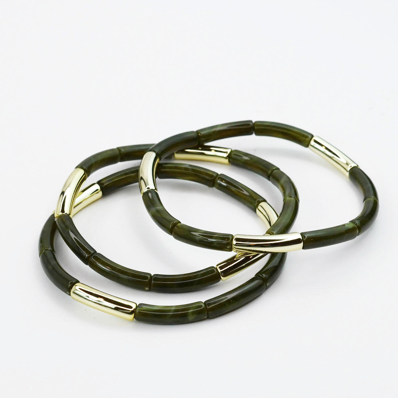 Dainty Glam Stretch Bracelet Set