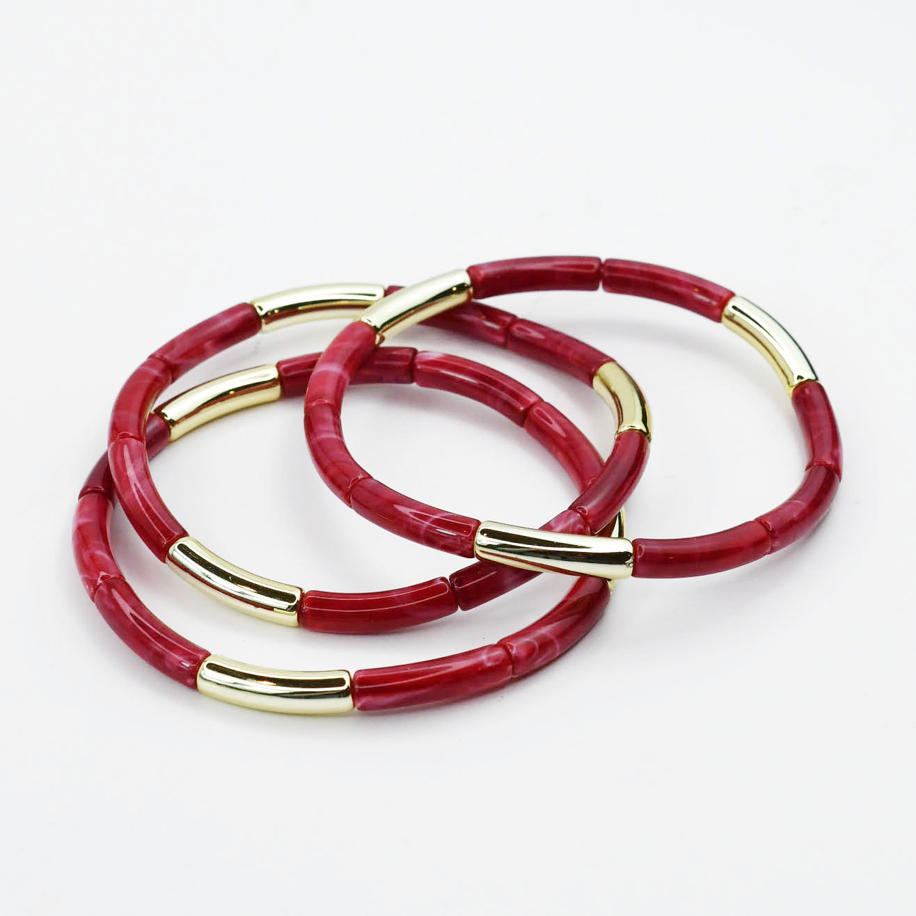 Dainty Glam Stretch Bracelet Set