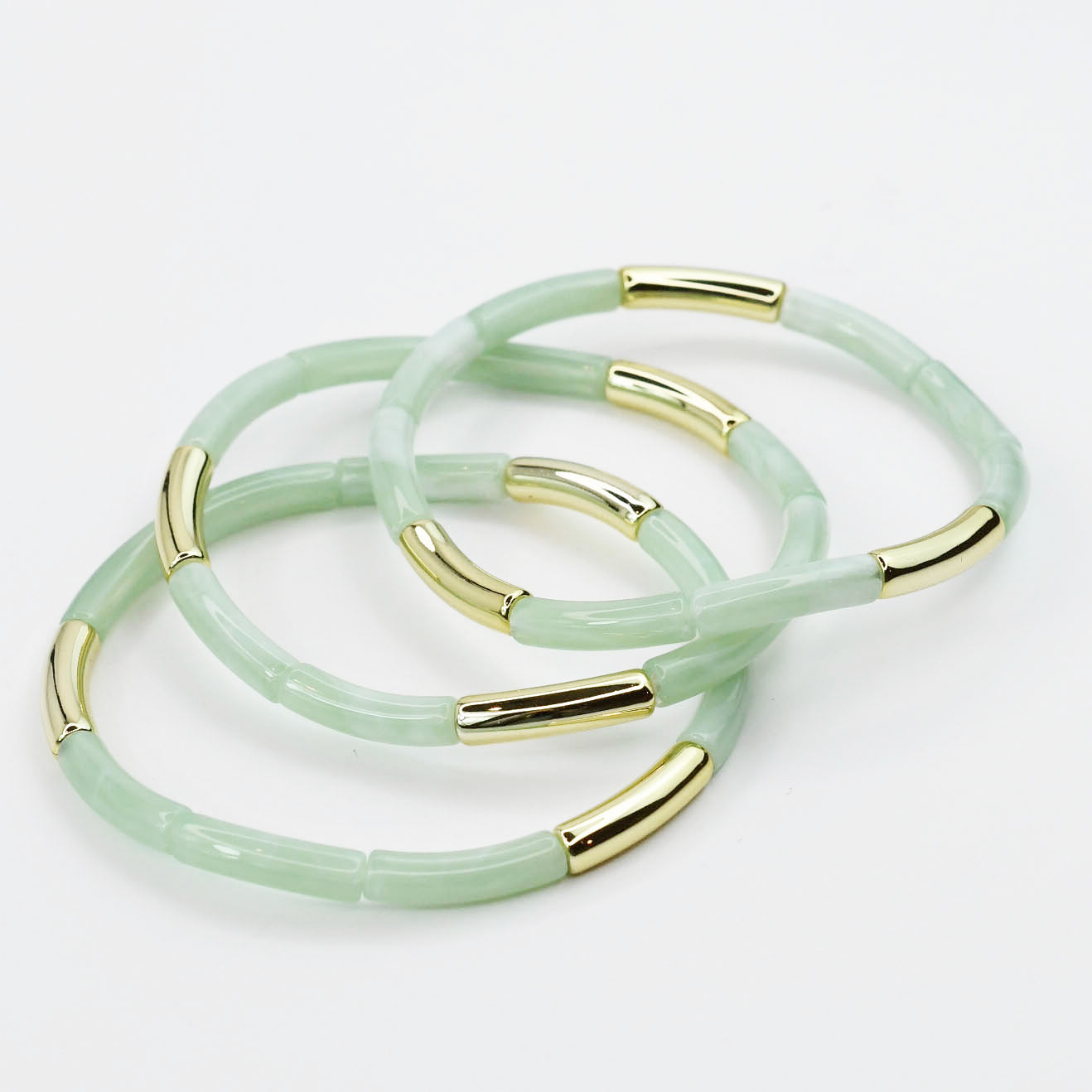 Dainty Glam Stretch Bracelet Set