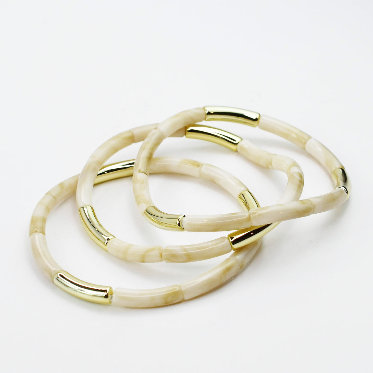 Dainty Glam Stretch Bracelet Set