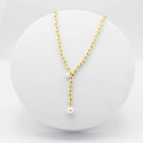 Dangle Pearl Necklace B2