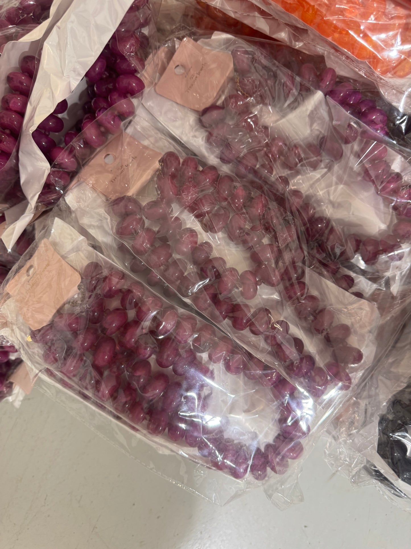 Sugar beads purple