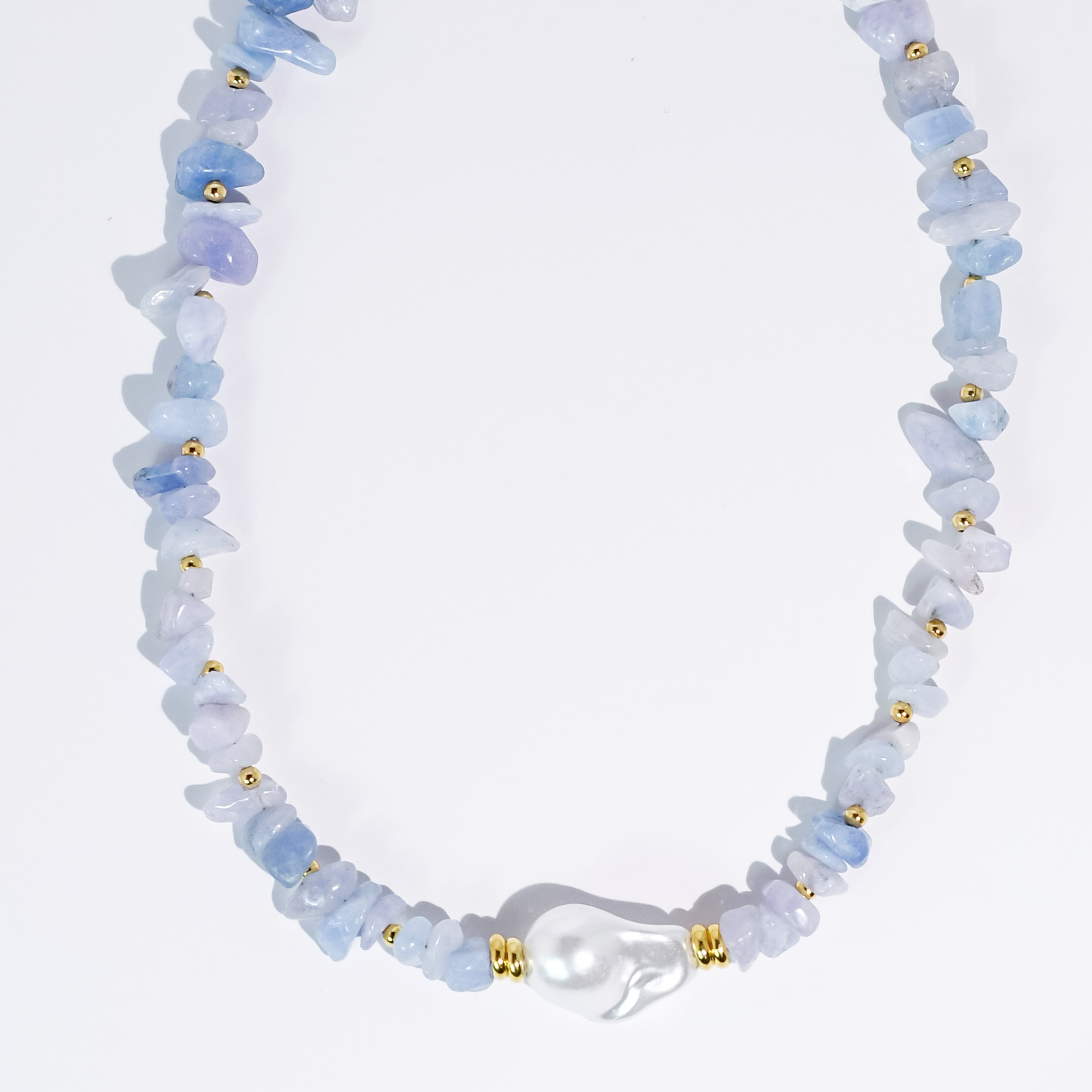 Colorful charms gold necklace featuring gemstone details, layered jewelry design, trendy accessory for women’s jewelry collections, boutique wholesale fashion necklace that is hypoallergenic, tarnish free, and waterproof jewelry with a cute aesthetic statement style