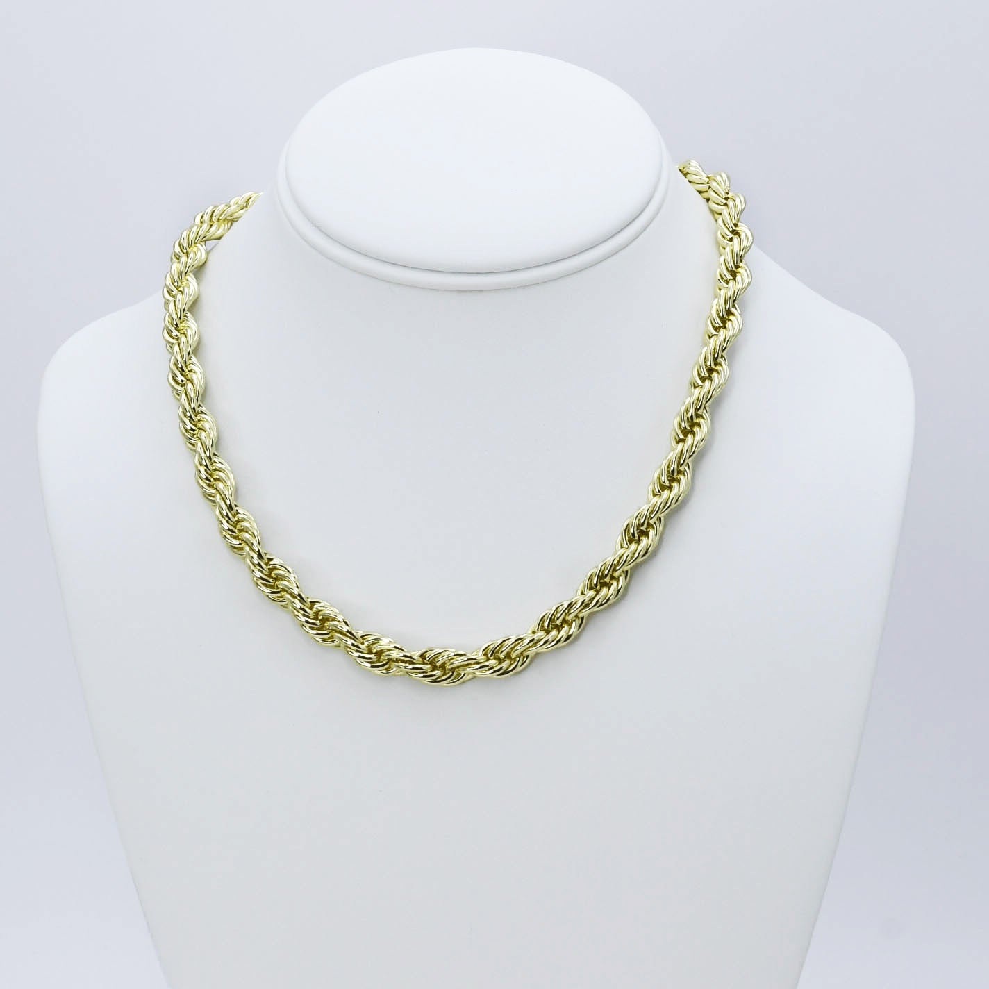 Rope Chunky Gold Necklace M7