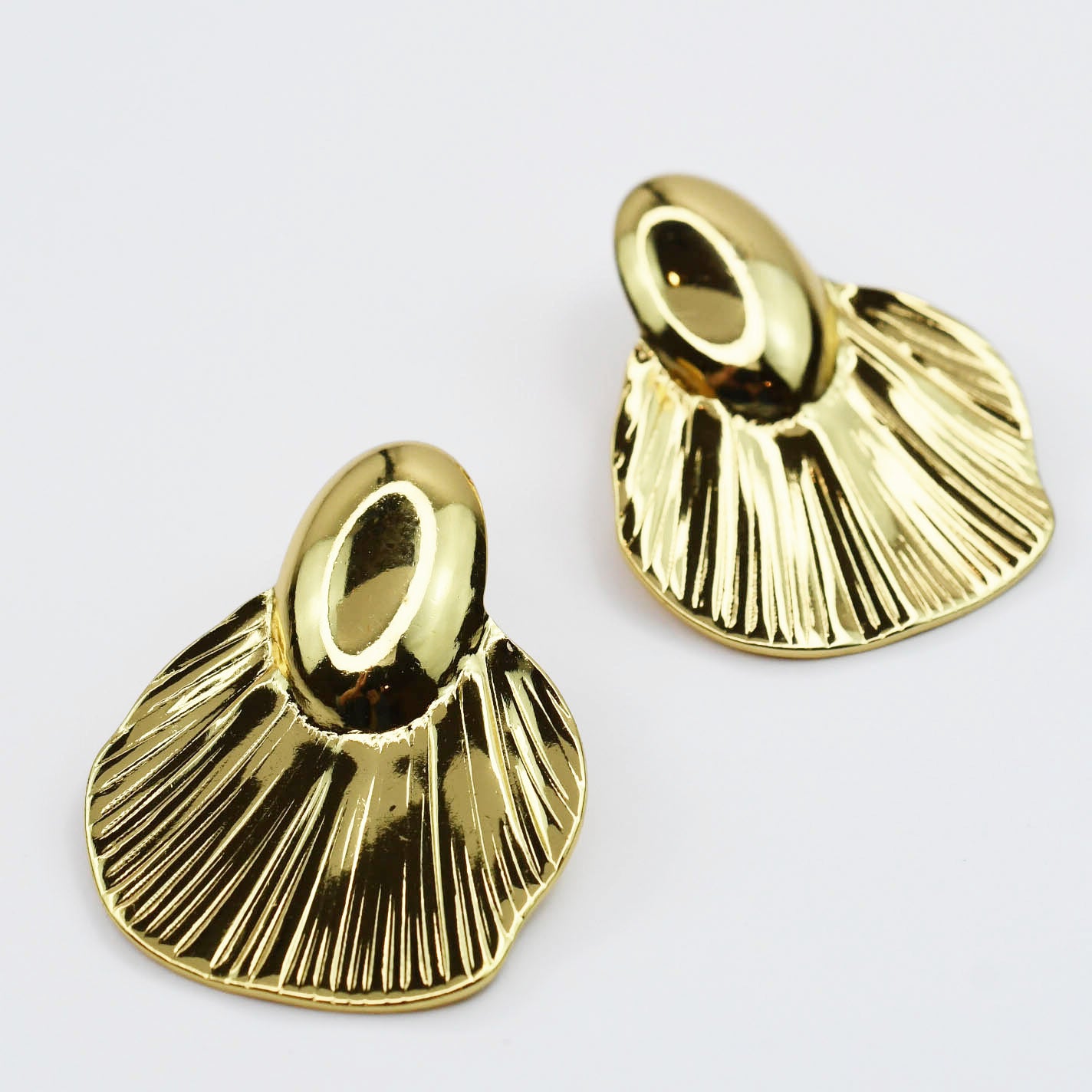 Golden Fanfare Earrings