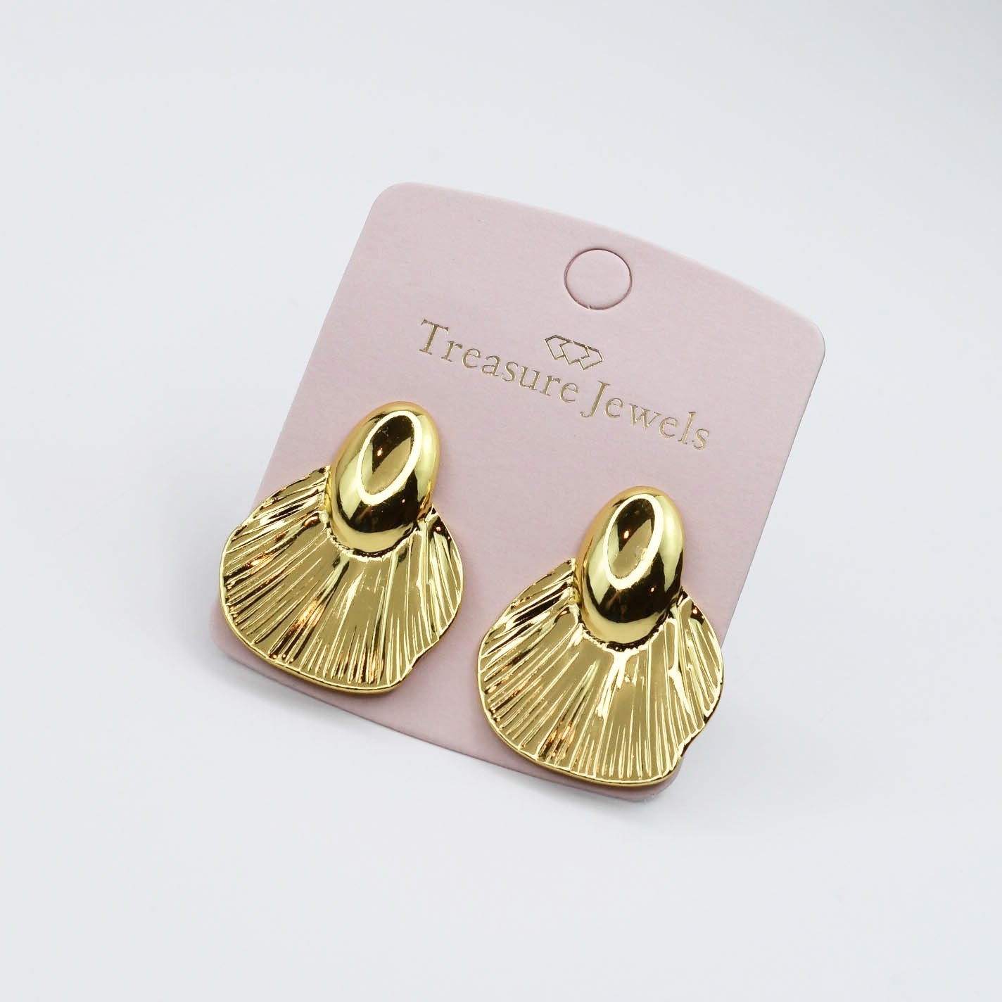 Golden Fanfare Earrings