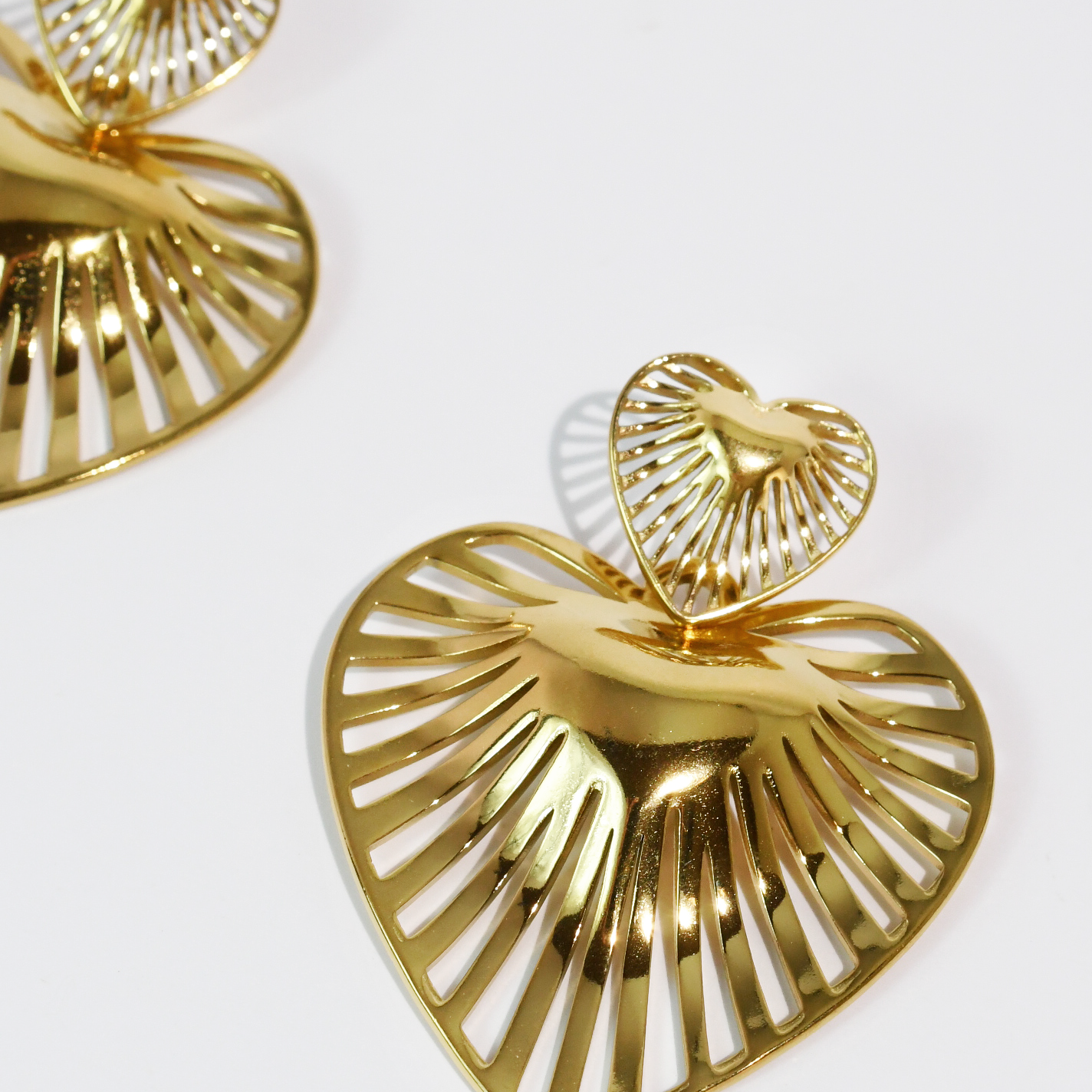 Heart Of Gold Earring