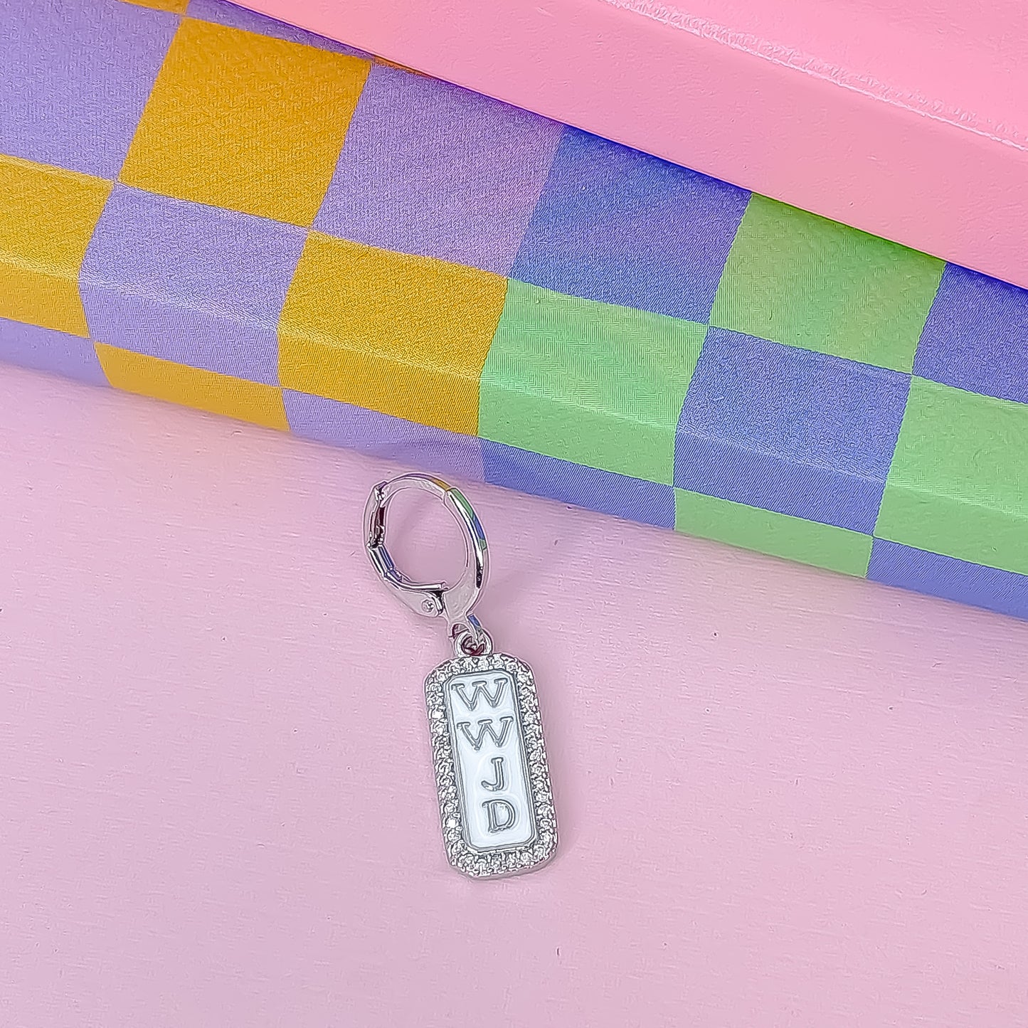 WWJD Silver Charm CH-279