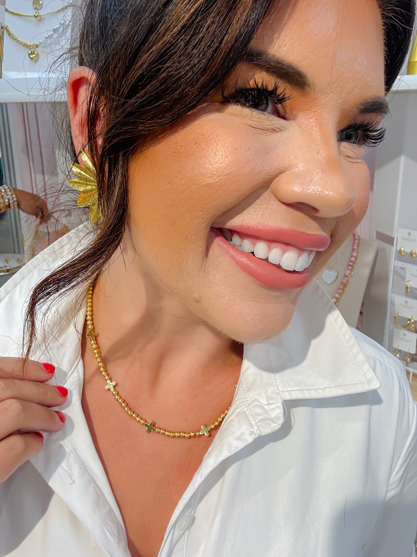 Serene Cross Necklace