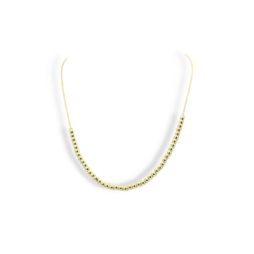 Dainty Gold Beads Necklace