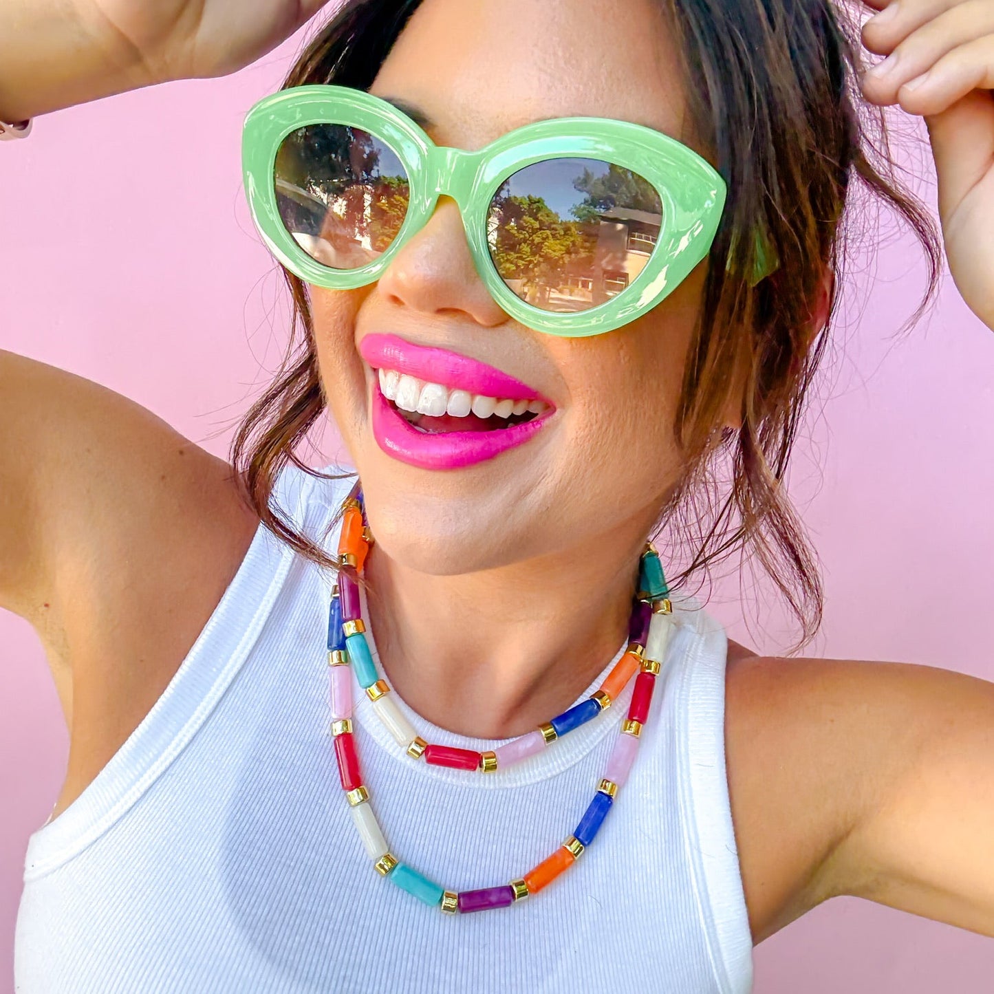 Electric Candy Bar Chic Necklace