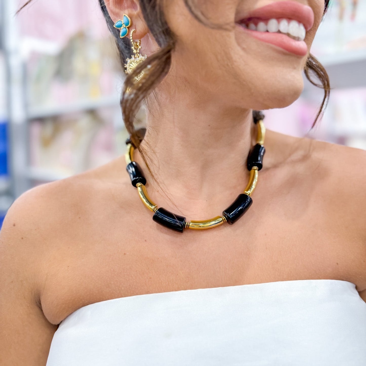 Worth Remembering Chunky Statement Necklace