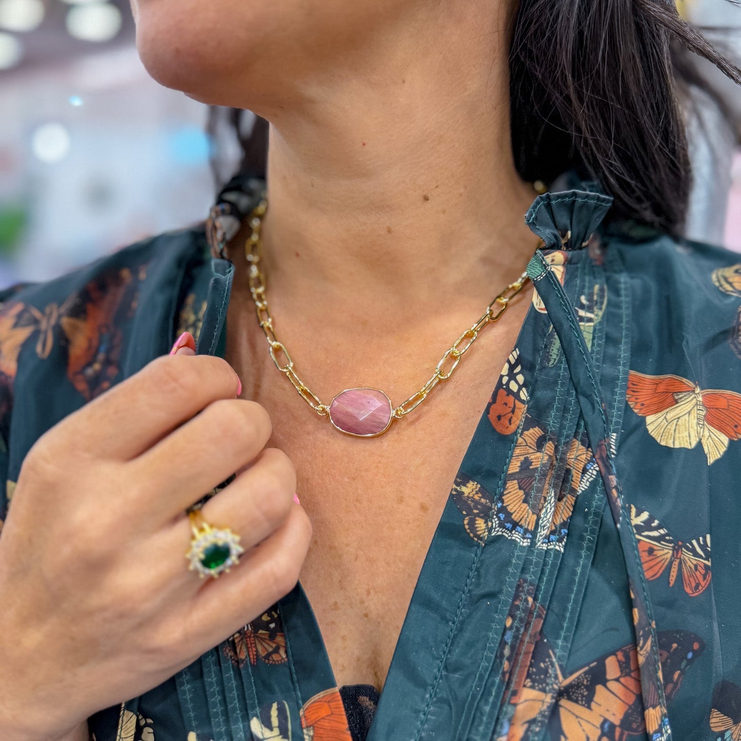 Stone & Shine Gemstone Necklace