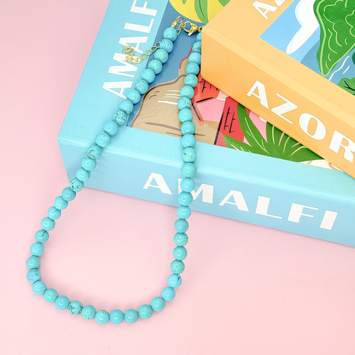 Blue Mood Gemstone Necklace