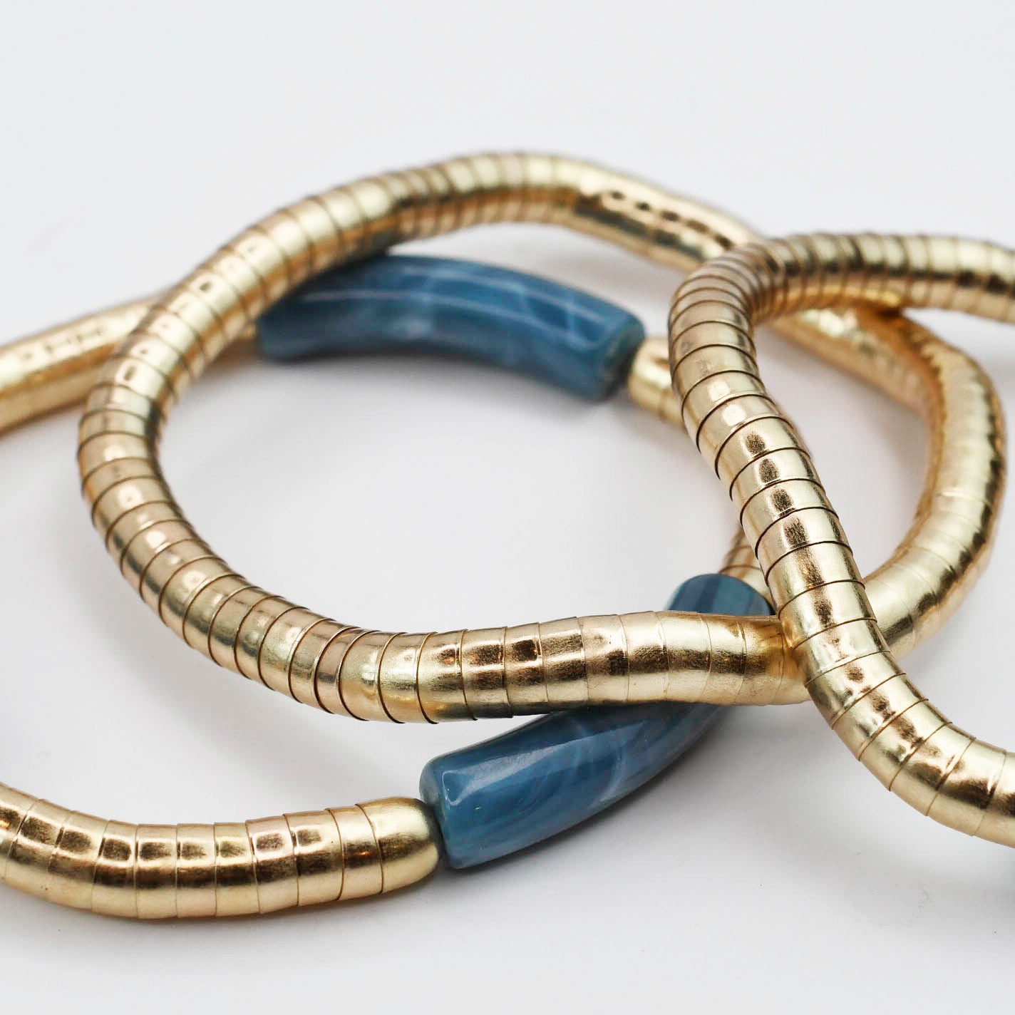 Imperial Blue Stretch Bracelet Set