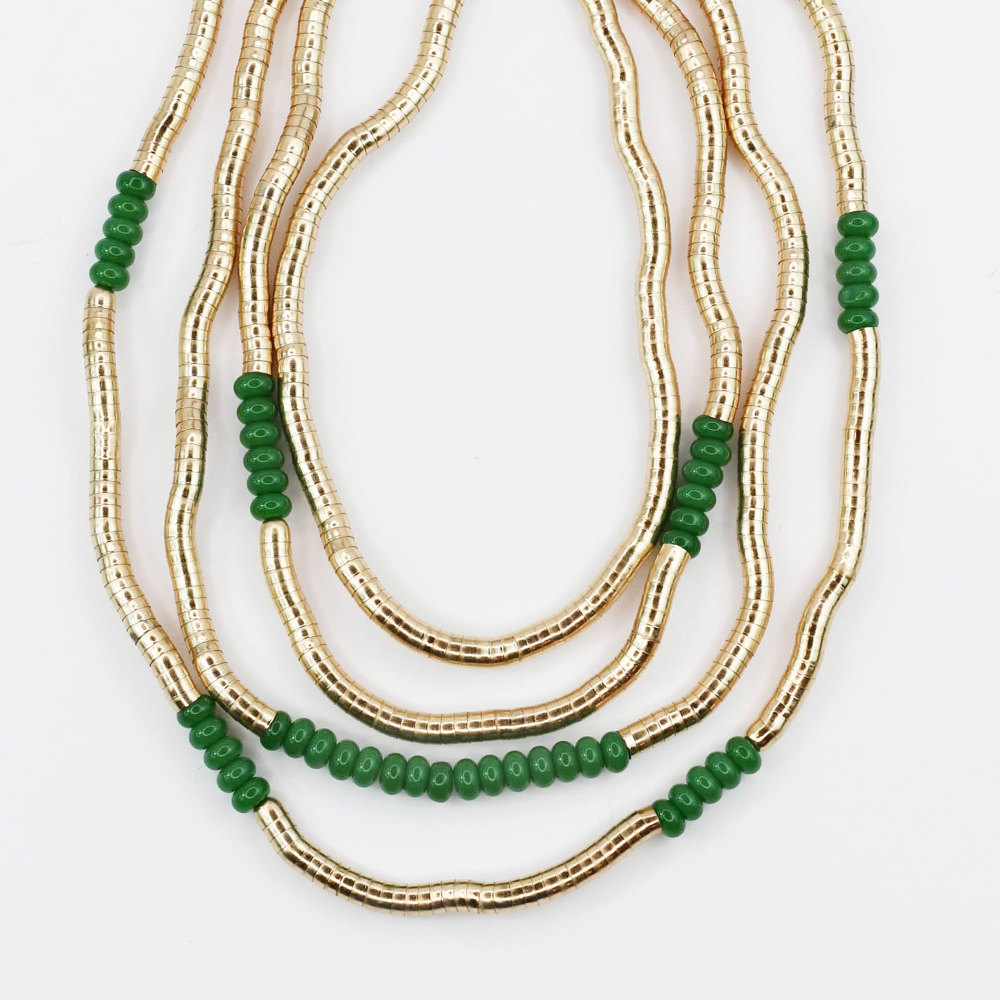 Imperial Green Layered Necklace
