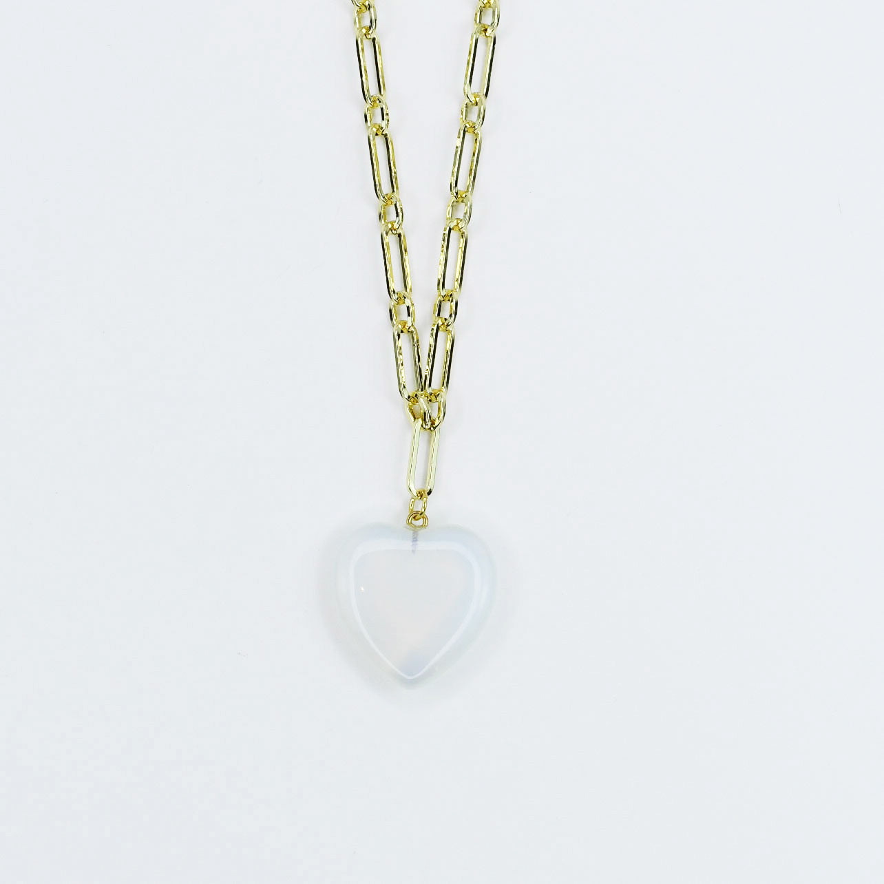 Iridescent Heart Necklace