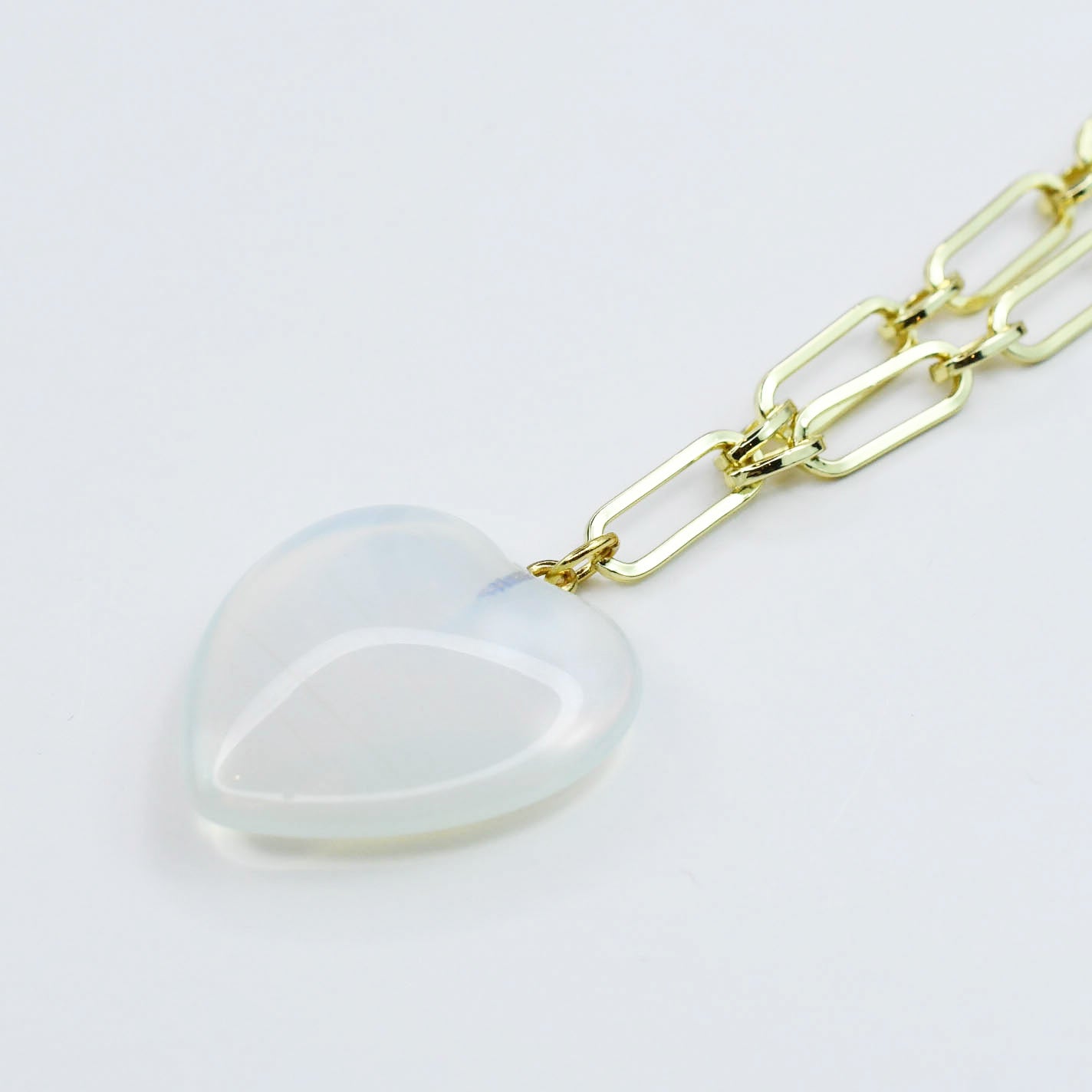 Iridescent Heart Necklace