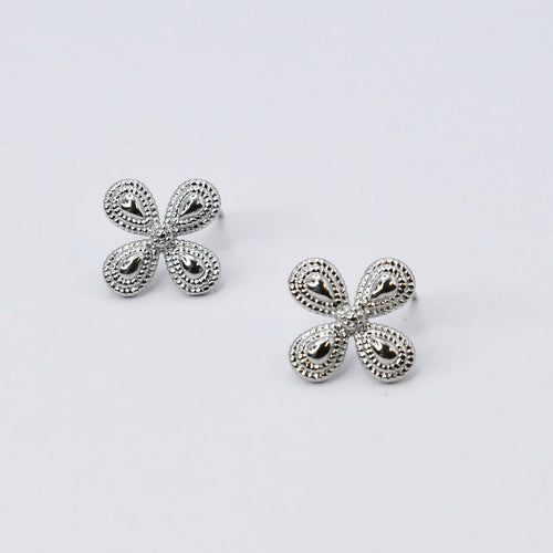 Lily Blush Silver Stud