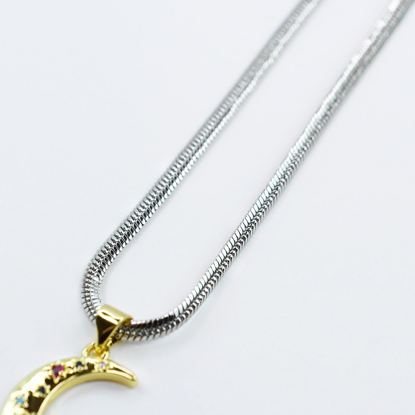 Lunar Stellar Pendant Necklace