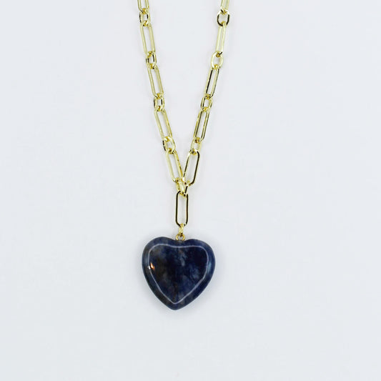 Midnight Heart Necklace