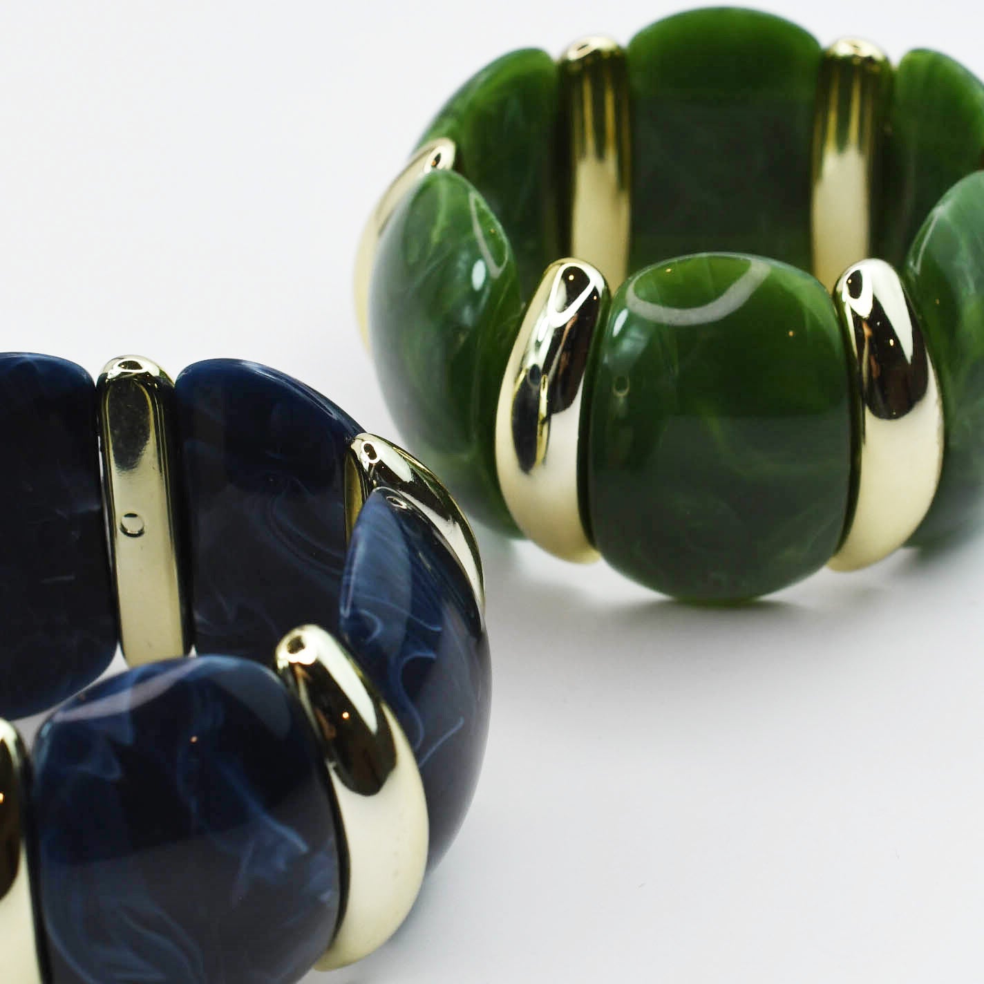 More to Love Marble Stretch Bangle