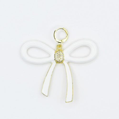 Oversized Bow White