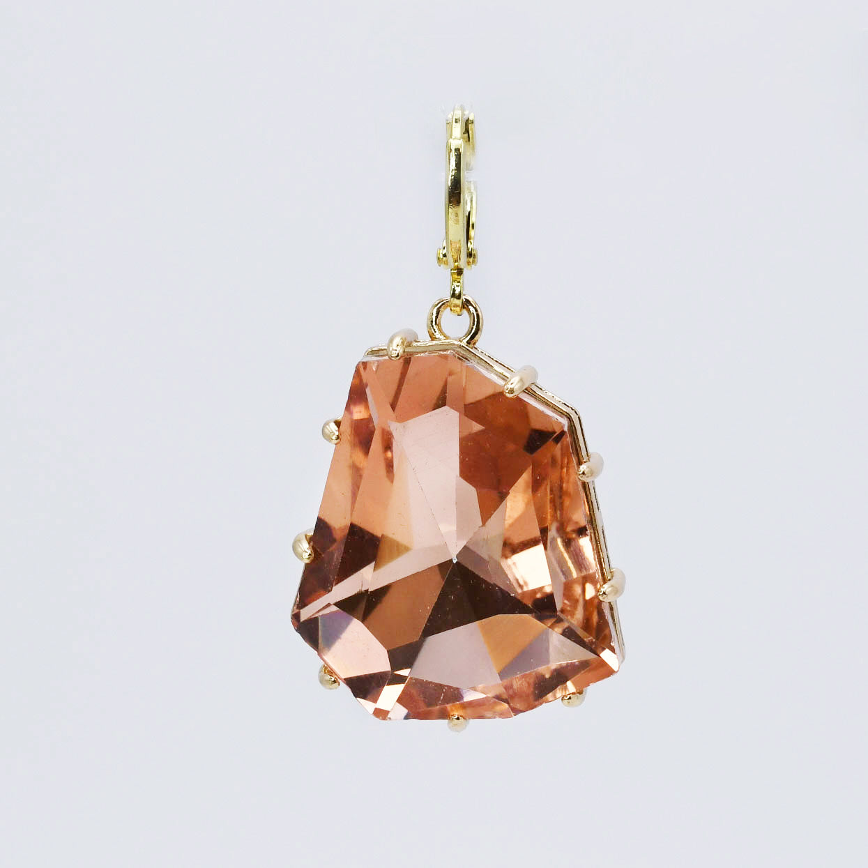Peach Stone Charm